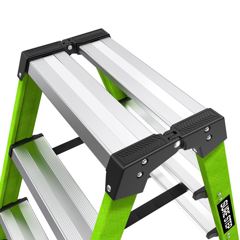 Little Giant Sure Step 25.98 in. H X 11.8 in. W X 8 in. D 375 lb. capacity 3 step Resin Step Stool