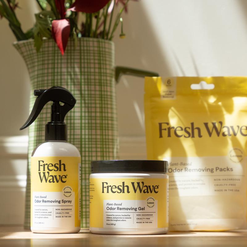 Fresh Wave Lemon Scent Air Freshener 15 oz Gel 1 pk