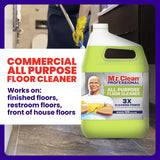 Mr. Clean PRO Lemon Scent Floor Cleaner Liquid 1 gal