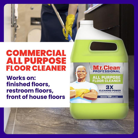 Mr. Clean PRO Lemon Scent Floor Cleaner Liquid 1 gal