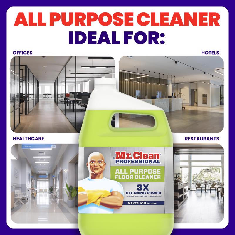 Mr. Clean PRO Lemon Scent Floor Cleaner Liquid 1 gal