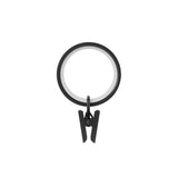 CLIP RING MATTE BLK 7PK