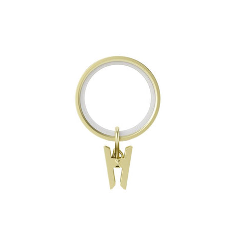 CLIP RING BRASS/GOLD 7PK