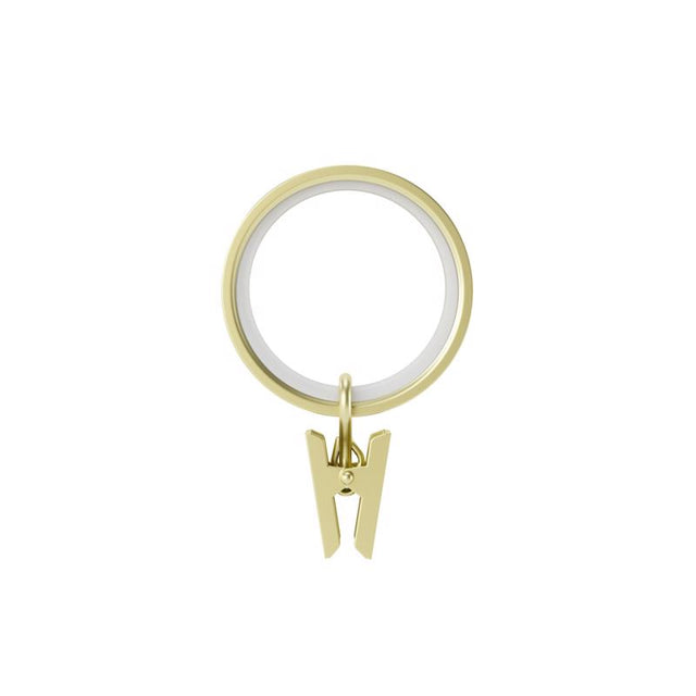 CLIP RING BRASS/GOLD 7PK