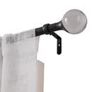 Umbra Orba Matte Black Curtain Rod 36 in. L X 72 in. L