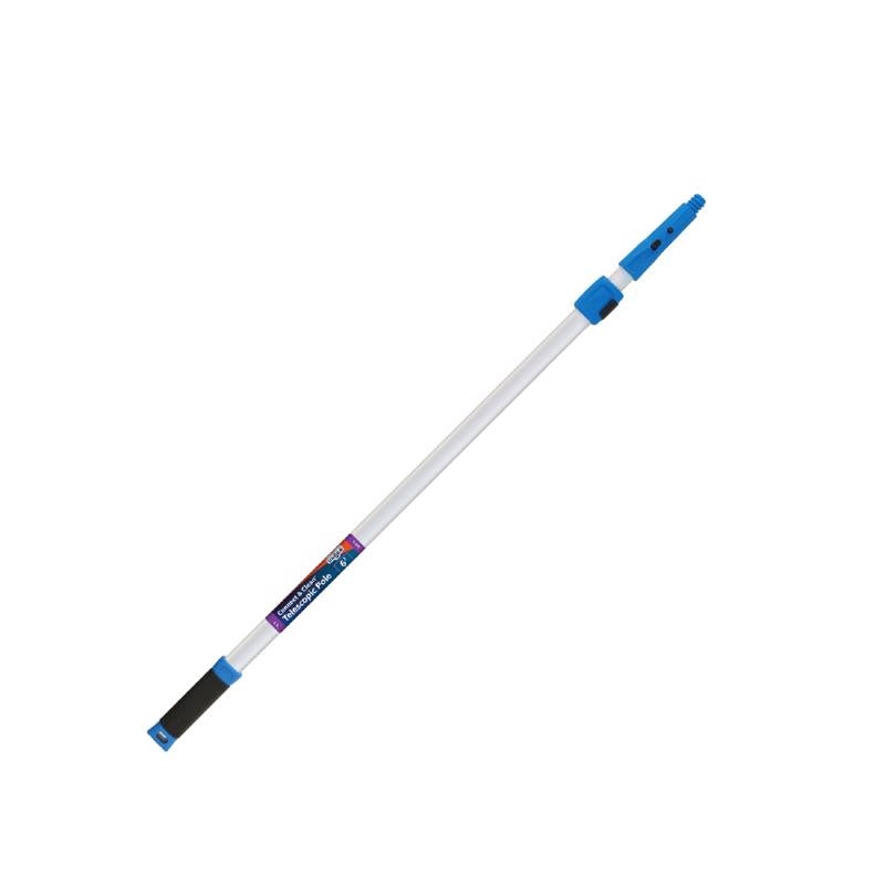 EXTENSION POLE BLU/WT 6'