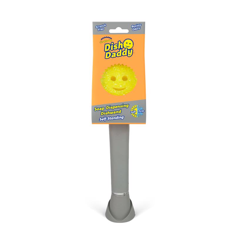DISHWAND BRUSH POLYM GRY