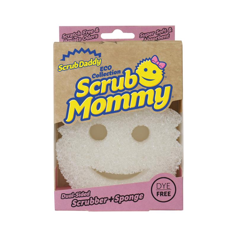 SCRUBBER SPONGE WHT 1PK