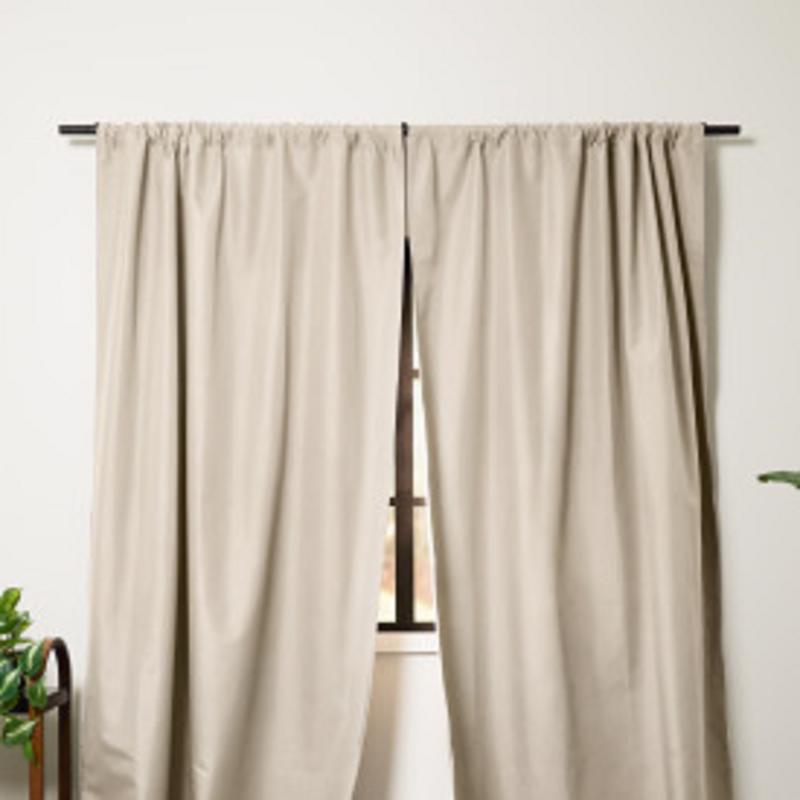 Umbra Twilight Linen Blackout Curtains 52 in. W X 84 in. L