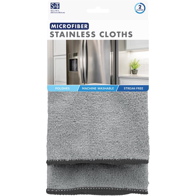CLEAN CLTH STAINLESS 2PK