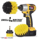 Drillbrush 4 in. W Medium Bristle Metal Handle Drill Brush Set