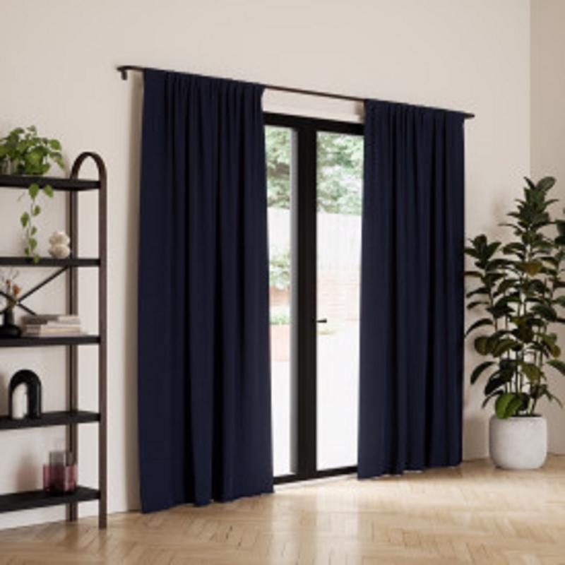 Umbra Twilight Navy Blackout Curtains 52 in. W X 84 in. L