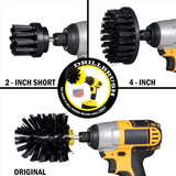 Drillbrush 4 in. W Ultra Bristle Metal Handle Drill Brush Set