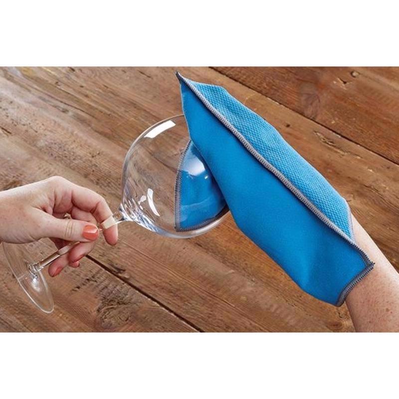 Handee Pockets Microfiber Cleaning Cloth 6.25 in. W X 9.75 in. L 2 pk