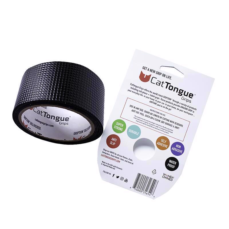 CatTongue Grips Gription Black Anti-Slip Tape 2 in. W X 10 ft. L 1 pk