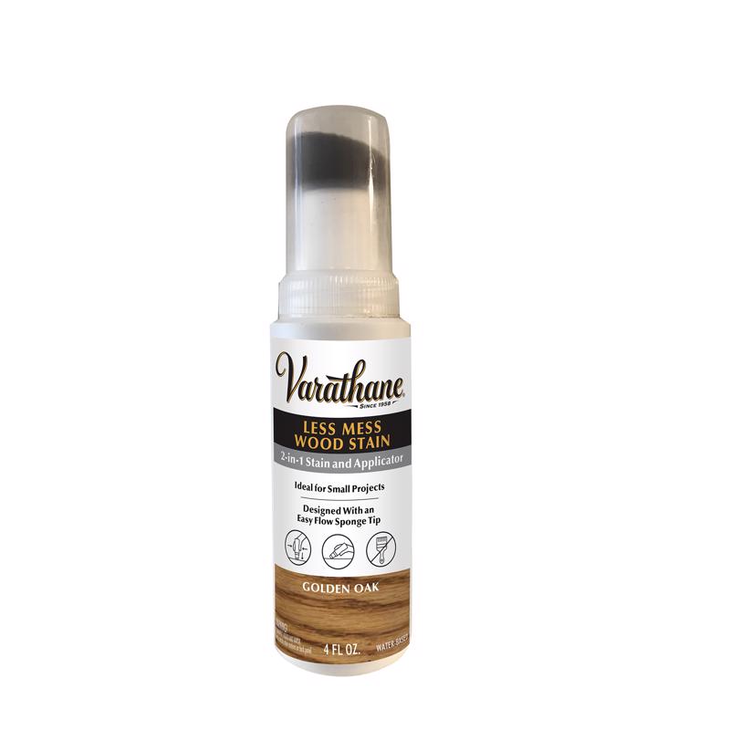 Varathane Less Mess Golden Oak Water-Based Linseed Oil Emulsion Wood Stain 4 oz