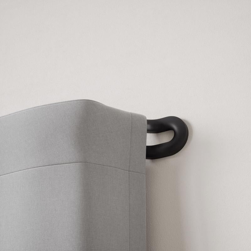 Umbra Midnight Blackout Matte Black Midnight Blackout Double Curtain Rod 42 in. L X 120 in. L