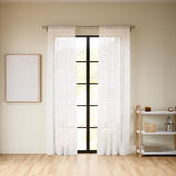 Umbra Sheera White Curtain 52 in. W X 84 in. L