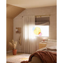 Umbra Sheera White Curtain 52 in. W X 84 in. L