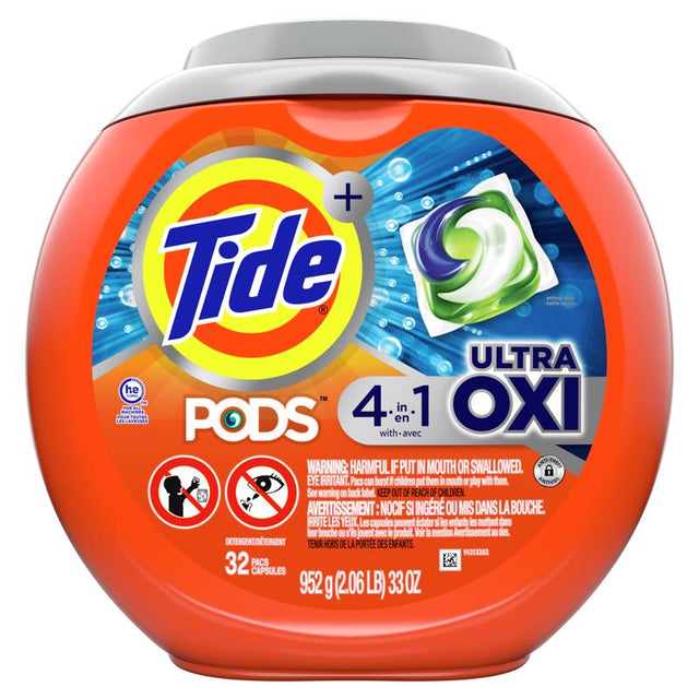 TIDE PODS ULTRA OXI 32PK
