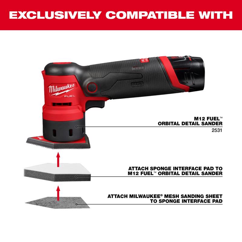 Milwaukee M12 Sanding Pad