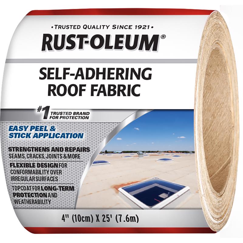 ROOFNG FABRIC WHT 4"X25'