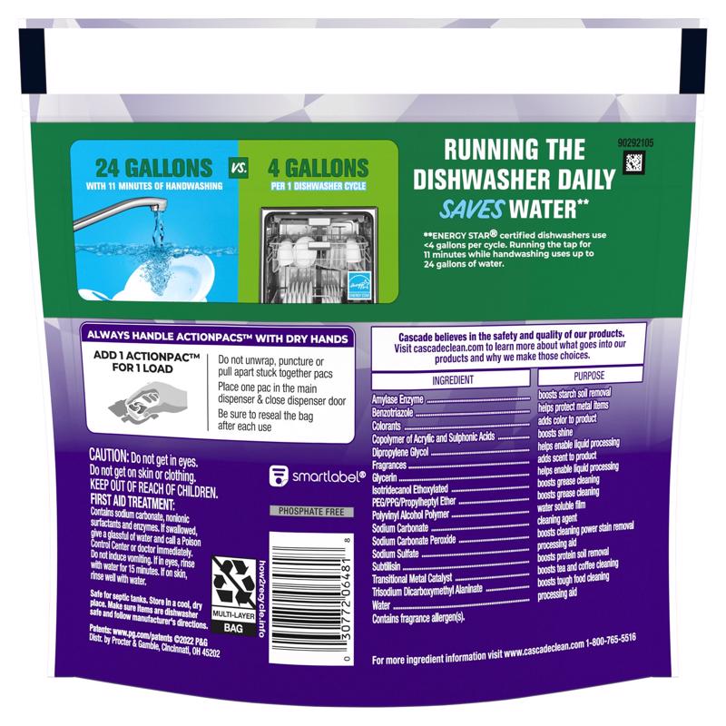 Cascade Platinum Plus Fresh Scent Pods Dishwasher Detergent 6 oz 11 pk