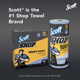 Scott Non-Woven Fibers Shop Towels 16.8 in. W X 8.34 in. L 100 sheet 1 pk