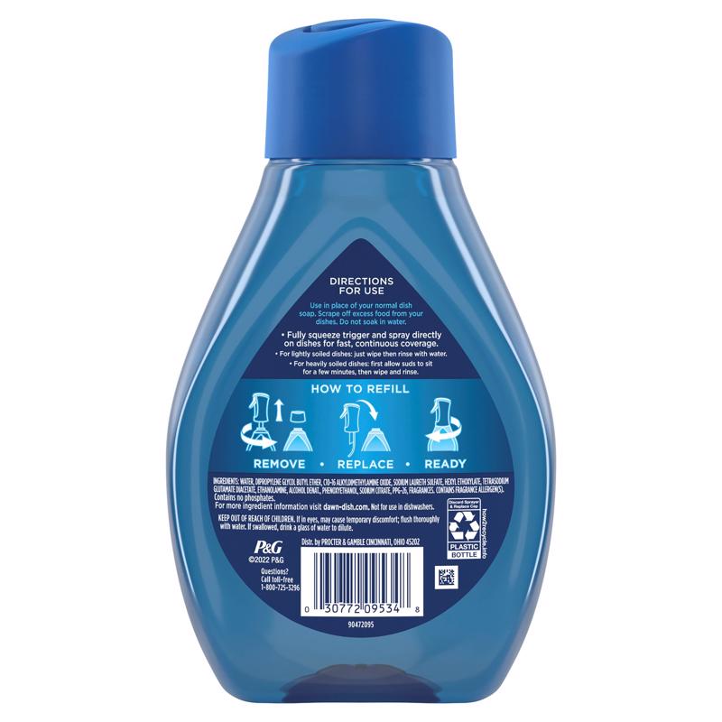 Dawn Platinum Powerwash Lemon Scent Liquid Dish Spray Refill 16 oz 1 pk