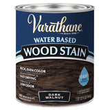 Varathane Semi-Transparent Dark Walnut Water-Based Wood Stain 1 qt