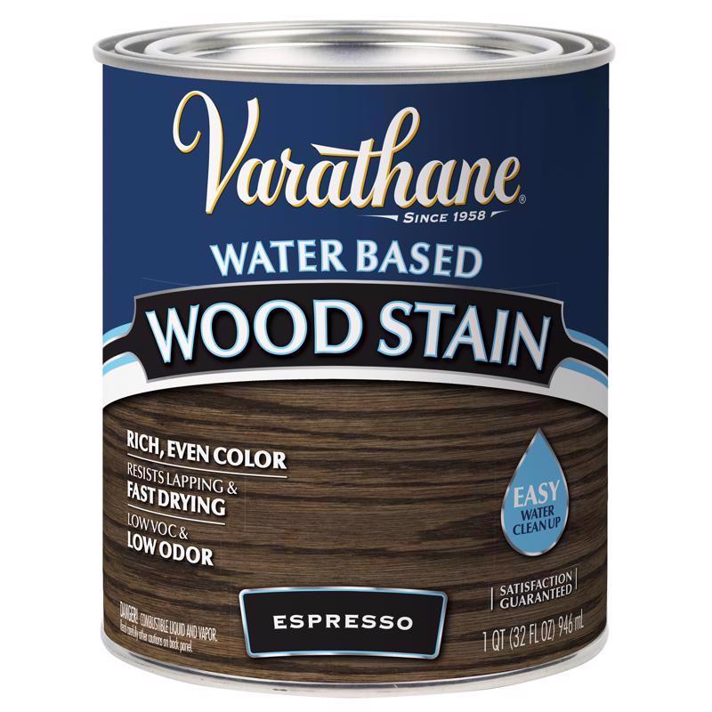 Varathane Semi-Transparent Espresso Water-Based Wood Stain 1 qt