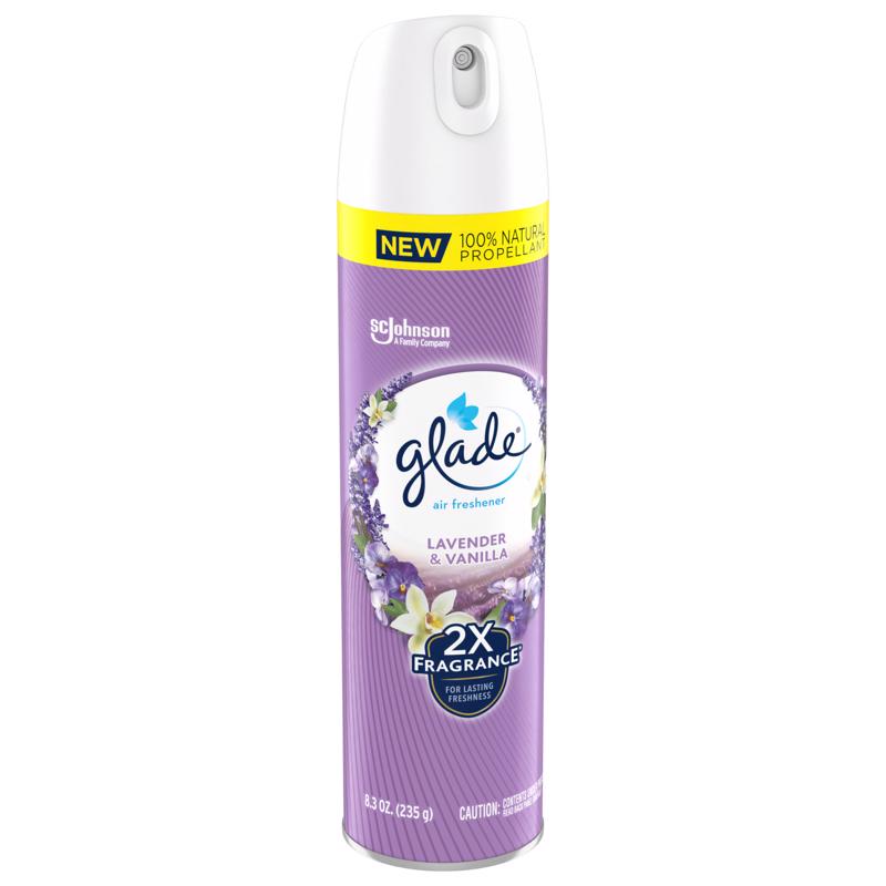 Glade Lavender & Vanilla Scent Air Freshener 8.3 oz Aerosol 1 pk