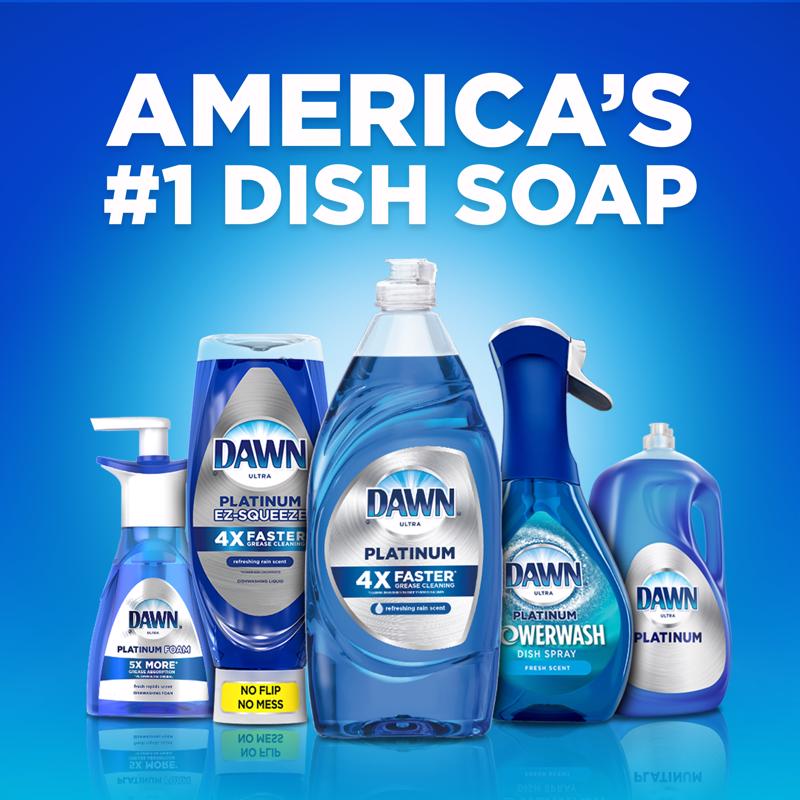 Dawn Ultra Platinum Refreshing Rain Scent Liquid Dish Soap 14.6 oz 1 pk
