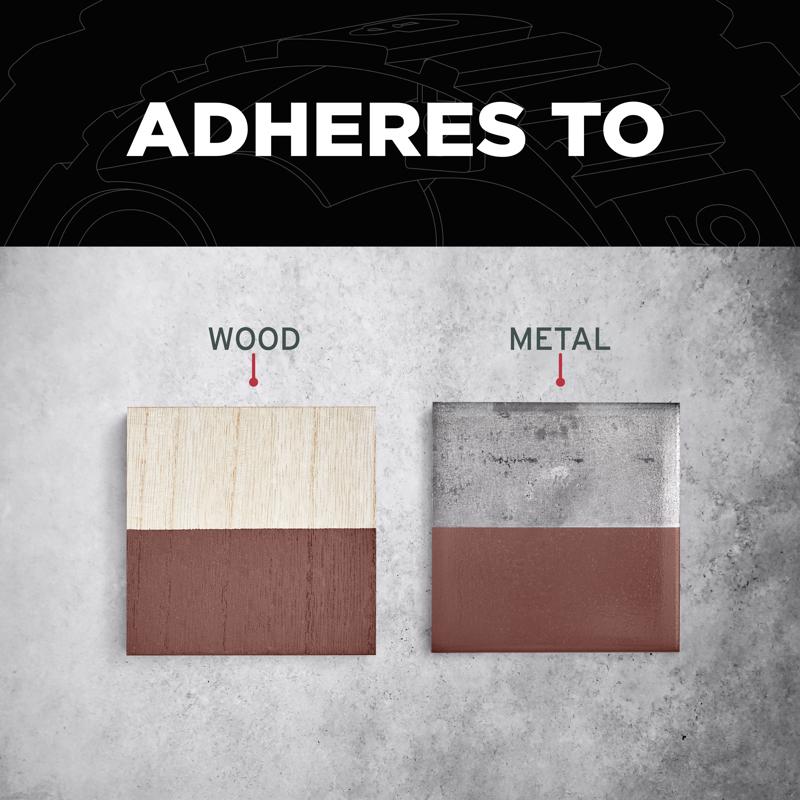 Rust-Oleum Stops Rust Custom Spray 5-in-1 Flat Brown Spray Paint 12 oz