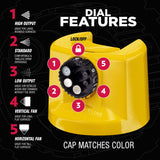 Rust-Oleum Stops Rust Custom Spray 5-in-1 Gloss Sunburst Yellow Spray Paint 12 oz