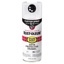 Rust-Oleum Stops Rust Custom Spray 5-in-1 Satin White Spray Paint 12 oz