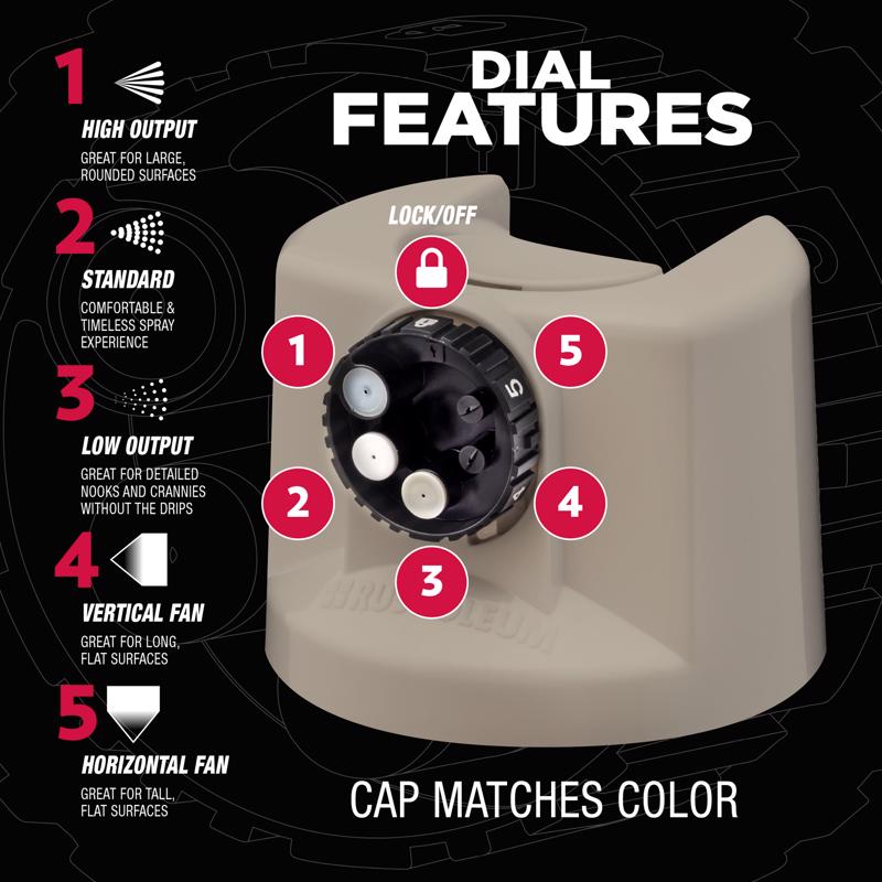 Rust-Oleum Stops Rust Custom Spray 5-in-1 Satin Driftwood Spray Paint 12 oz