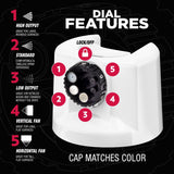 Rust-Oleum Stops Rust Custom Spray 5-in-1 Semi-Gloss White Spray Paint 12 oz