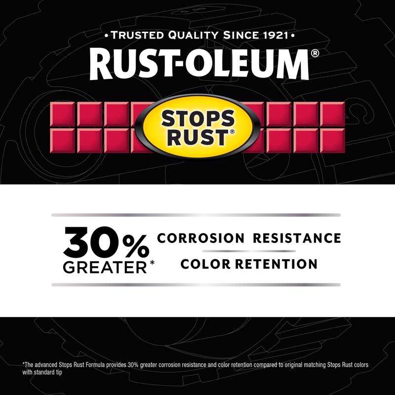 Rust-Oleum Stops Rust Custom Spray 5-in-1 Gloss Charcoal Gray Spray Paint 12 oz