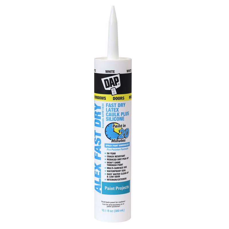 CAULK LATEX WH10.1OZBX12