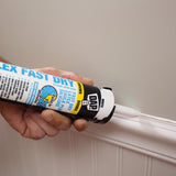 DAP Alex Fast Dry White Siliconized Acrylic Latex Windows/Doors/Seal/Paint Caulk 10.1 oz