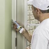 DAP Alex Fast Dry White Siliconized Acrylic Latex Windows/Doors/Seal/Paint Caulk 10.1 oz