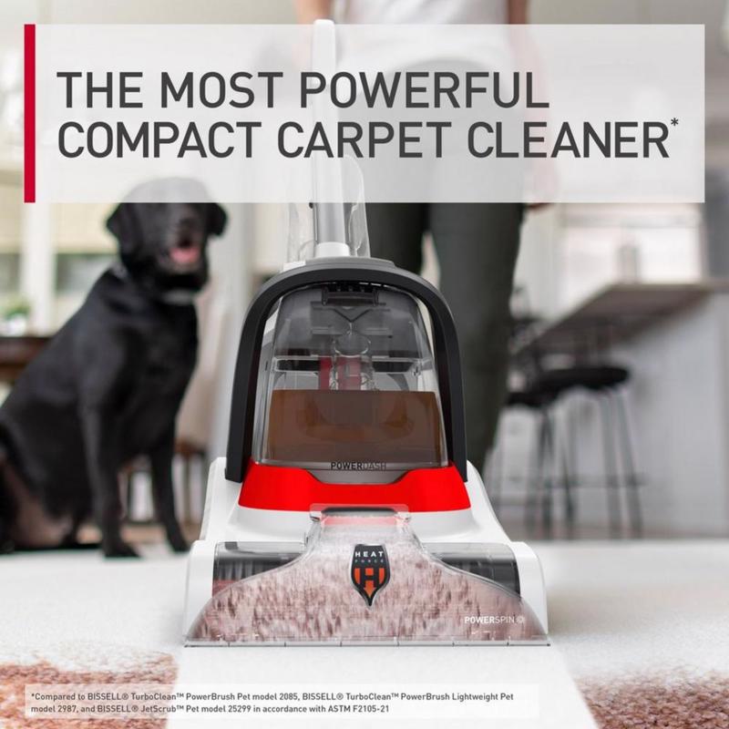 Hoover PowerDash Bagless Carpet Cleaner 7 amps Standard White