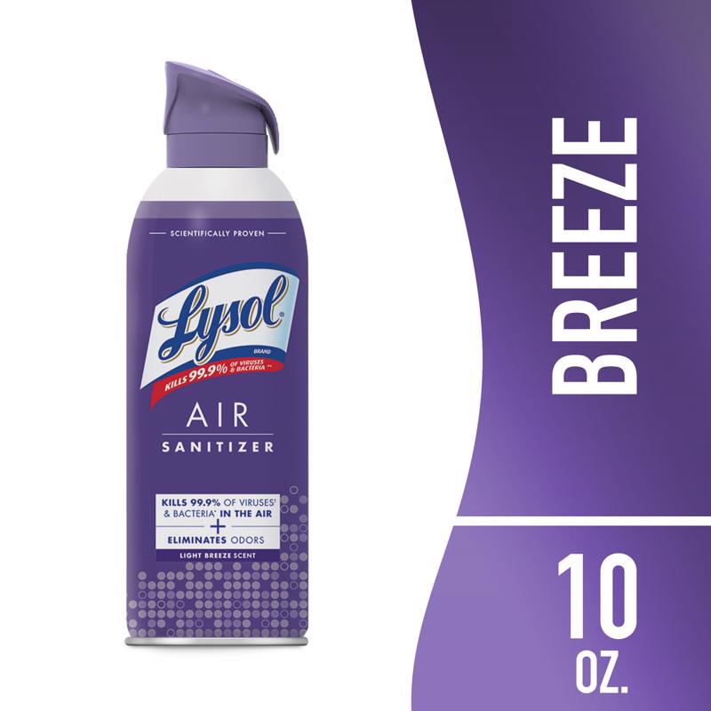 Lysol Light Breeze Scent Air Sanitizer 10 oz 1 pk