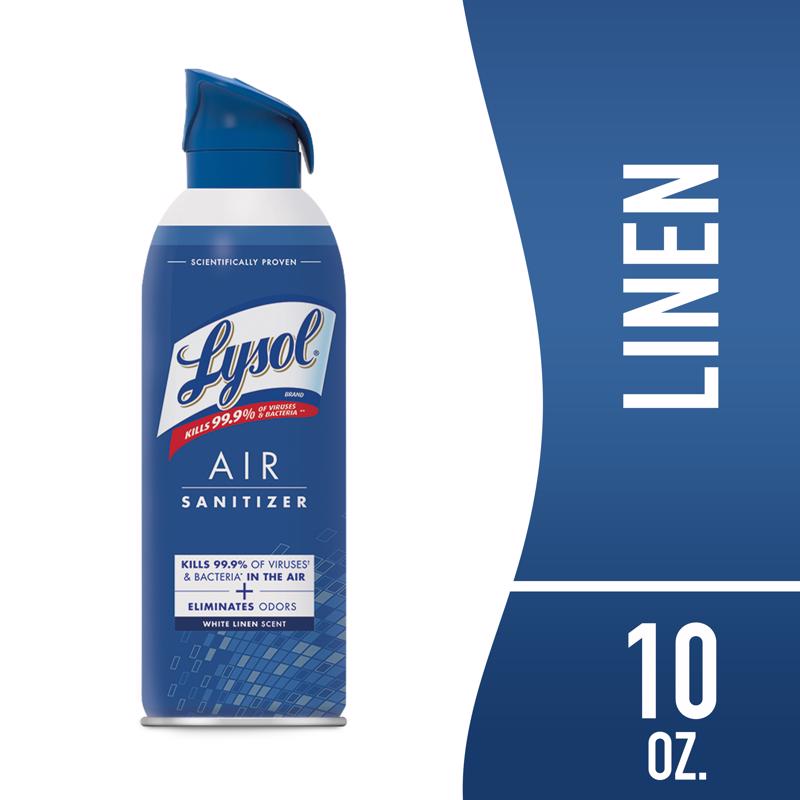 Lysol White Linen Scent Air Sanitizer 10 oz 1 pk