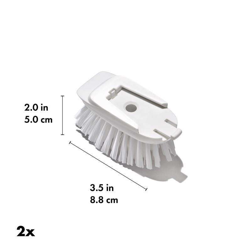 OXO Good Grips 1 in. W Soft/Medium Bristle Plastic Handle Dish Brush Refill