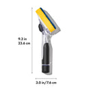 OXO Good Grips 1 in. W Soft/Medium Bristle Plastic/Rubber Handle Soap Dispensing Scrubber Brush