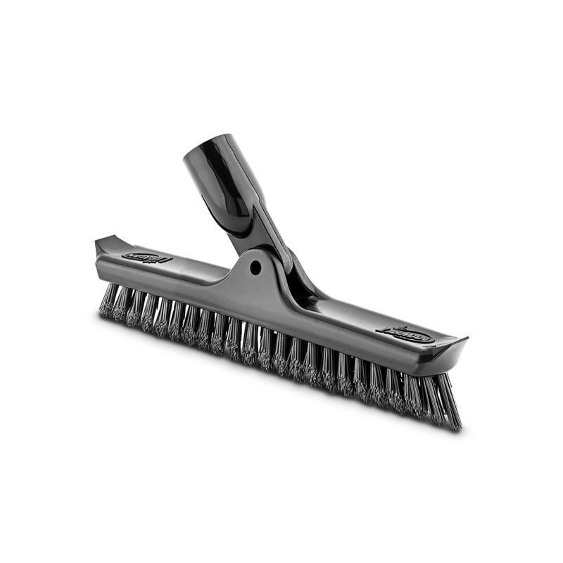 Libman 10 in. W Stiff Bristle 60 in. Steel Handle Swivel Grout & Scrub Brush