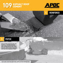 APOC Black Asphalt Roof Cement 5 gal