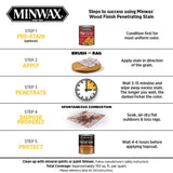 Minwax Wood Finish Semi-Transparent Golden Pecan Oil-Based Penetrating Wood Stain 0.5 pt